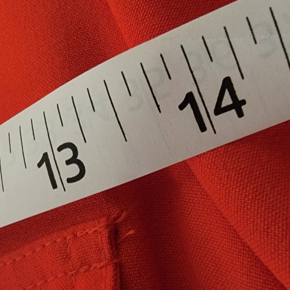 Pinkish red shirt dress with belt - Picture 6 of 6